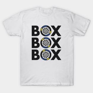 Box Box Box WEC Tyre Compound Design T-Shirt